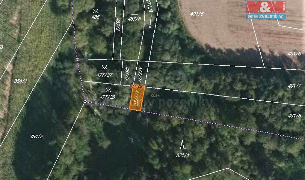 Prodej pole 2 234 m², Jistebnice – náhled fotky 7