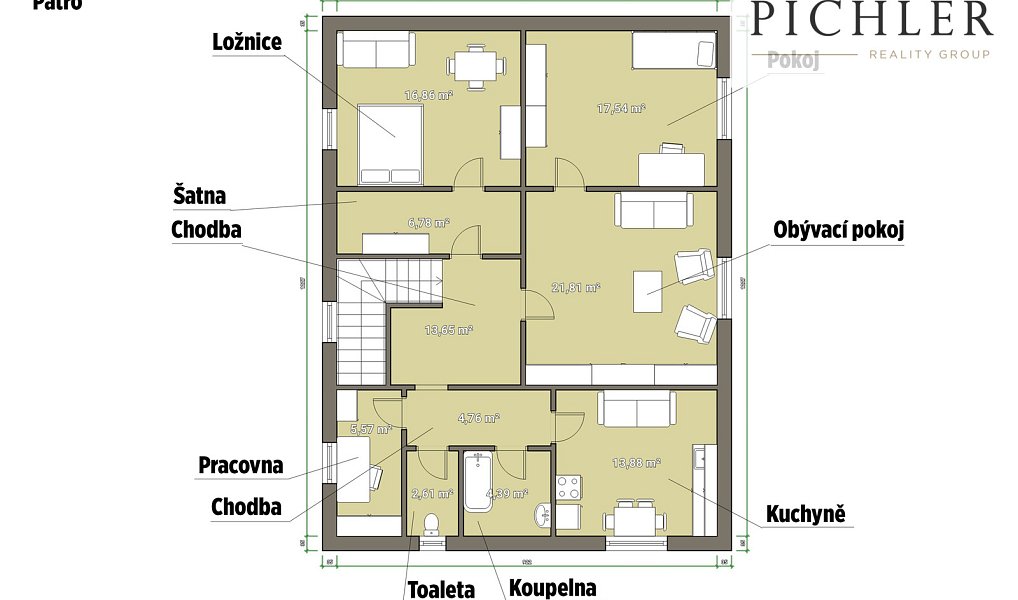 Prodej domu 120 m² s pozemkem 1 108 m², Mirošov – náhled fotky 38