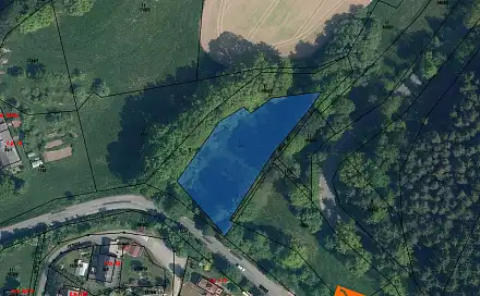 Prodej komerčního pozemku 120 m², Mříčná, okres Semily