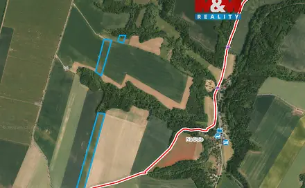 Prodej pole 30 720 m², Vysoká, okres Mělník