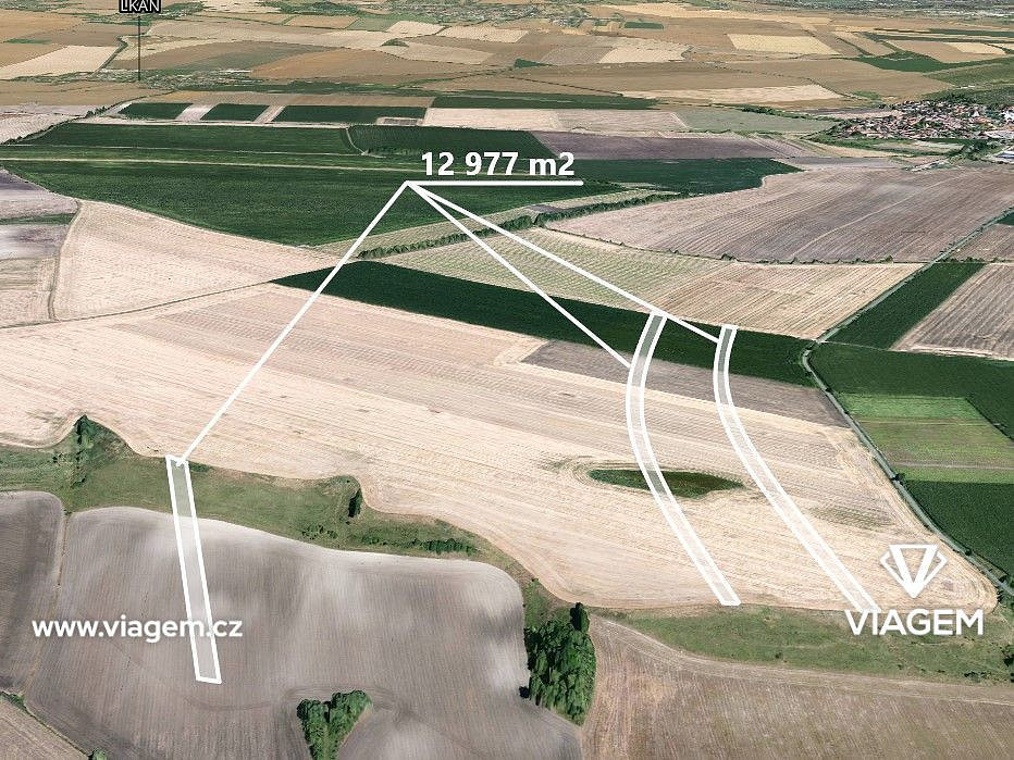 Prodej pole 1 622 m²
