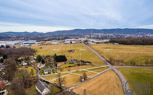 Prodej stavebního pozemku 900 m², Malinová, Liberec - Liberec XX-Ostašov