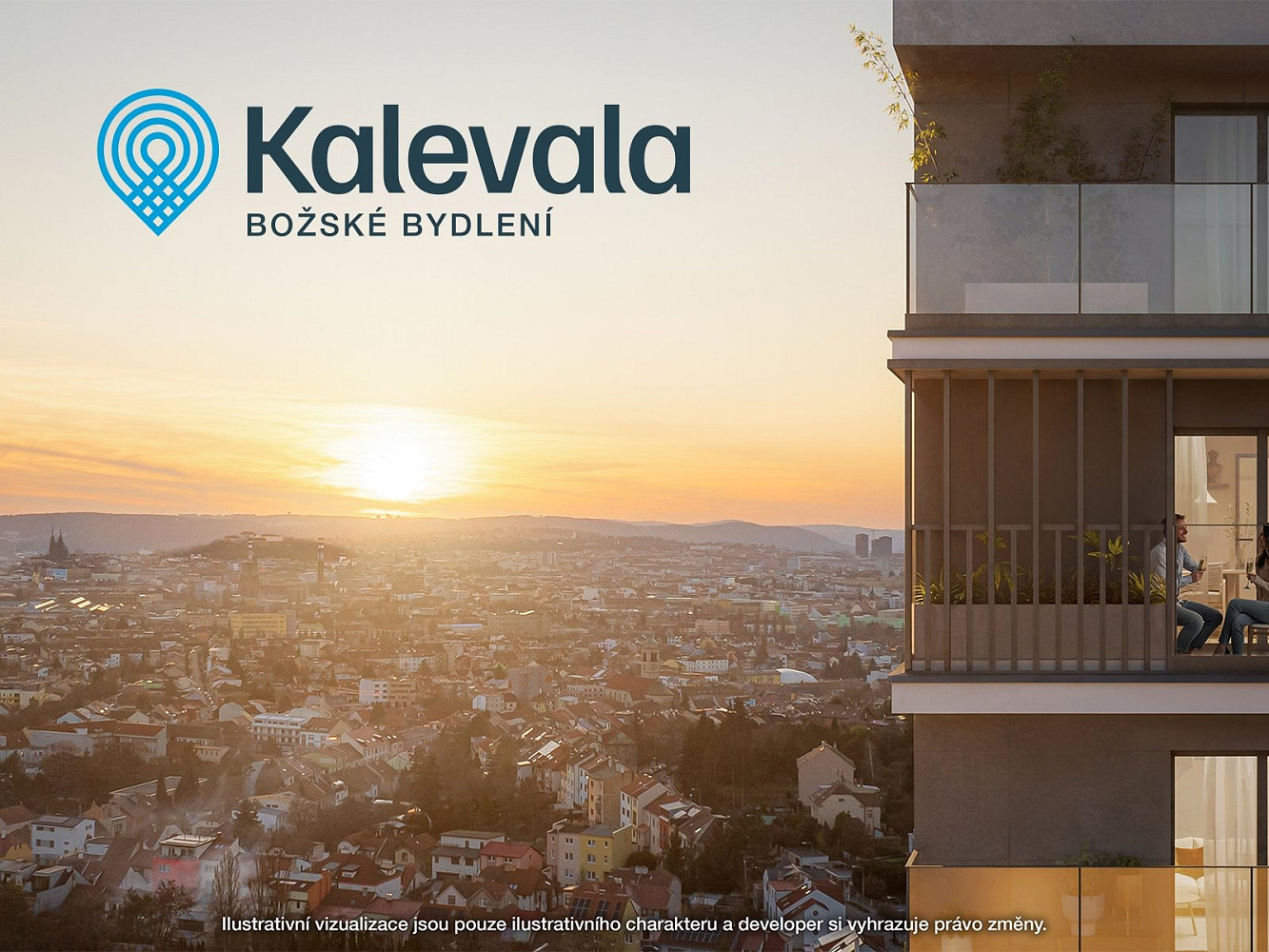Byt 2+kk – Brno, Juliánov, Židenice – pohled 3