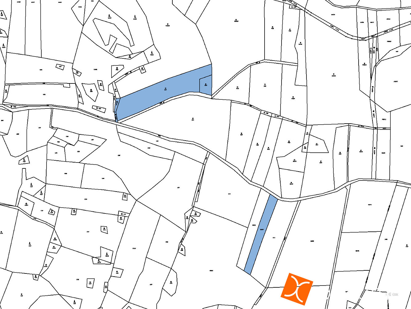 Prodej pozemku 2 629 m² – pohled 2