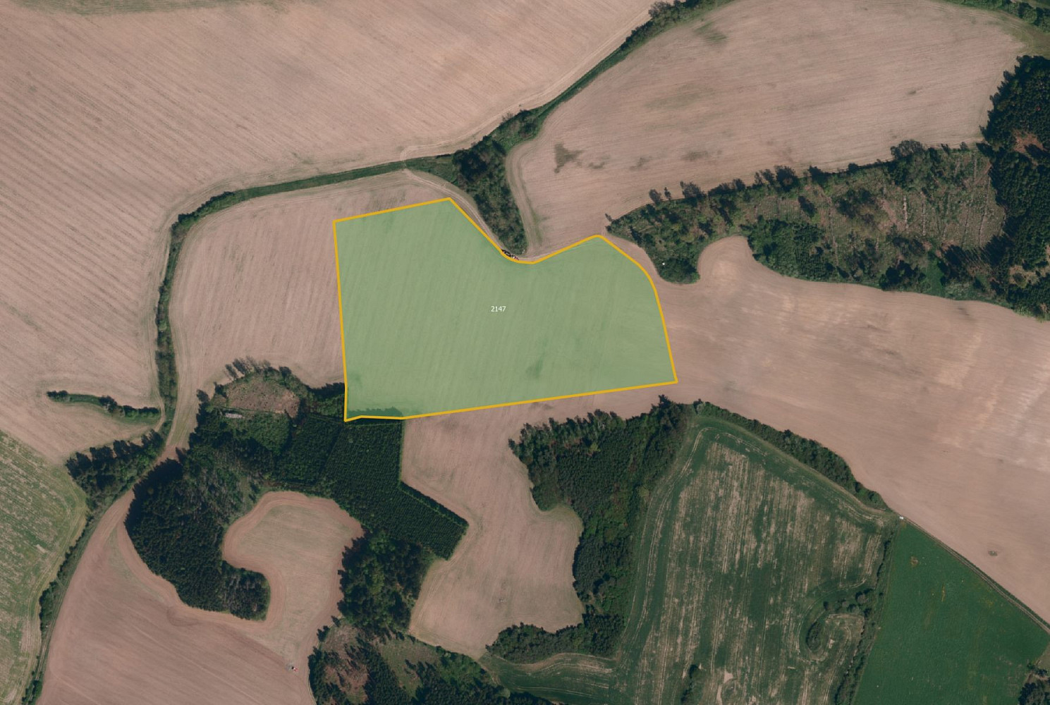 Prodej pole 54 364 m²