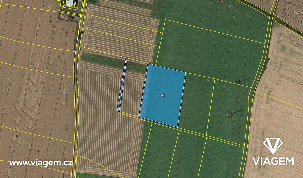 Prodej pole 673 m², Dobrovice – náhled fotky 4