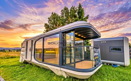 Prodej luxusního mobilního domu 32 m2 ideální pro glamping / investici / rekreaci / bydlení, Praha 5 - Smíchov