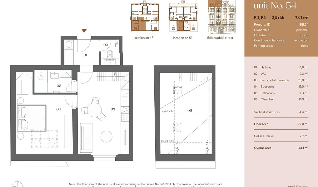 Prodej bytu atypického 71 m², Praha – náhled fotky 3