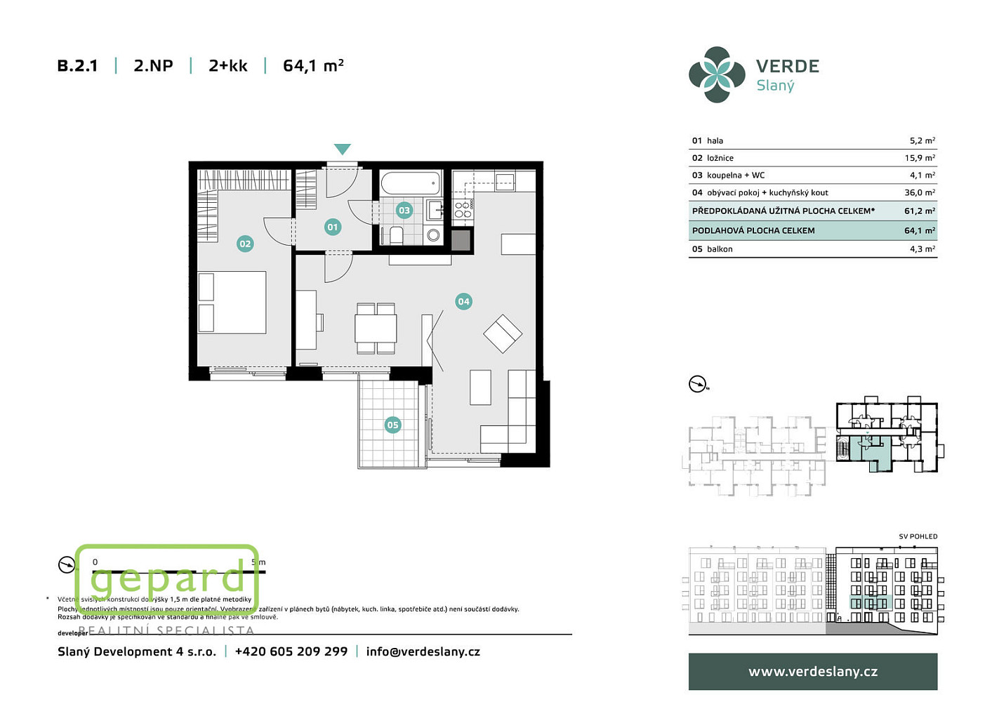Prodej bytu 2+kk 61 m² – fotografie 2