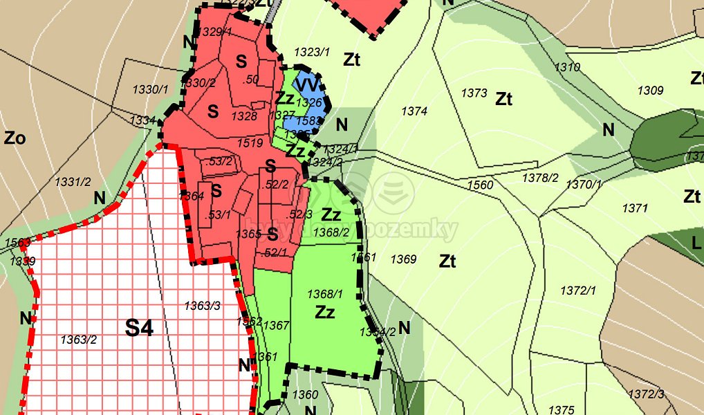 Prodej stavebního pozemku 5 600 m², Vlksice – náhled fotky 3