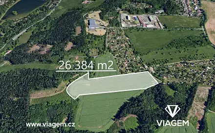 Prodej pole 7 915 m², Příbram