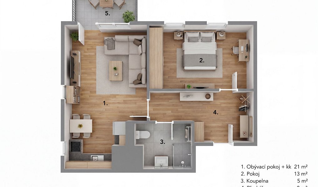 Prodej bytu 2+kk 48 m², Praha – náhled fotky 27