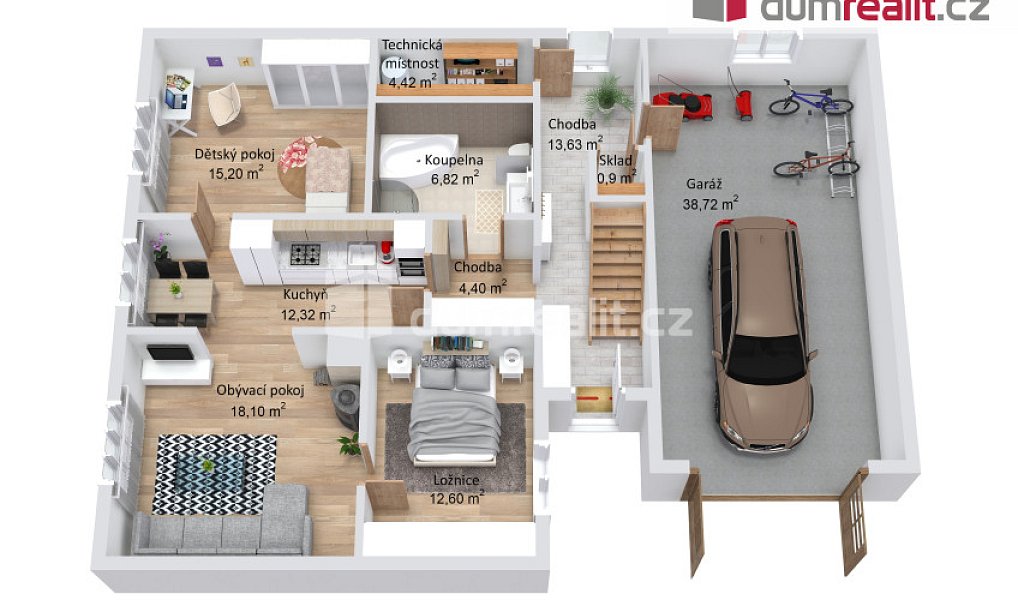 Prodej domu 180 m² s pozemkem 517 m², Pernink – náhled fotky 10
