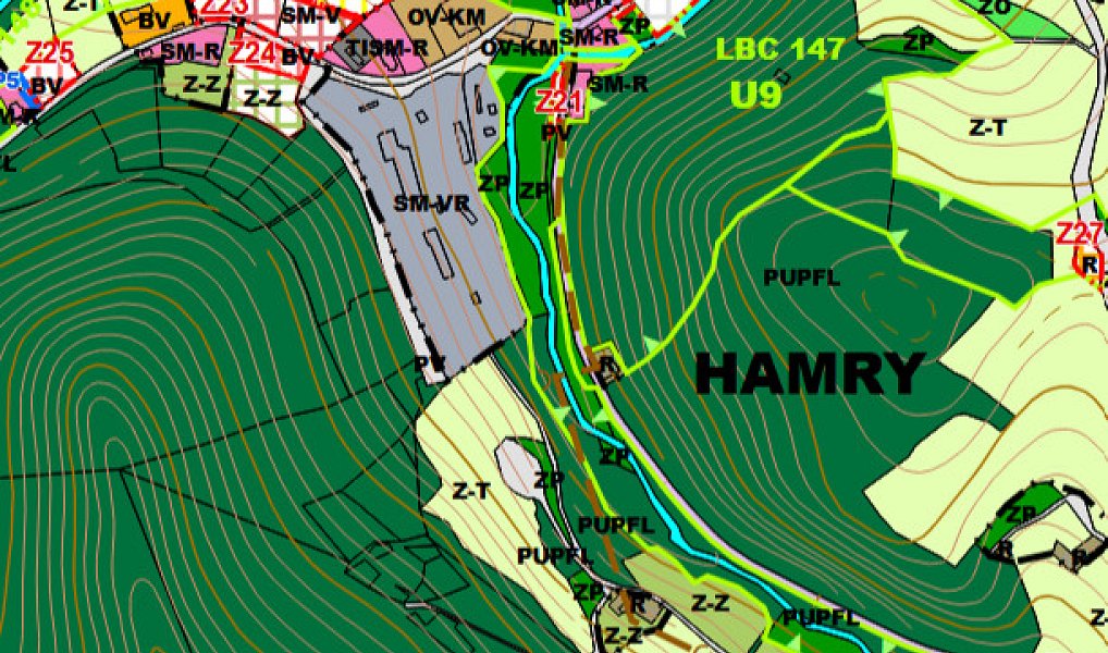 Prodej stavebního pozemku 5 400 m², Hamry – náhled fotky 5