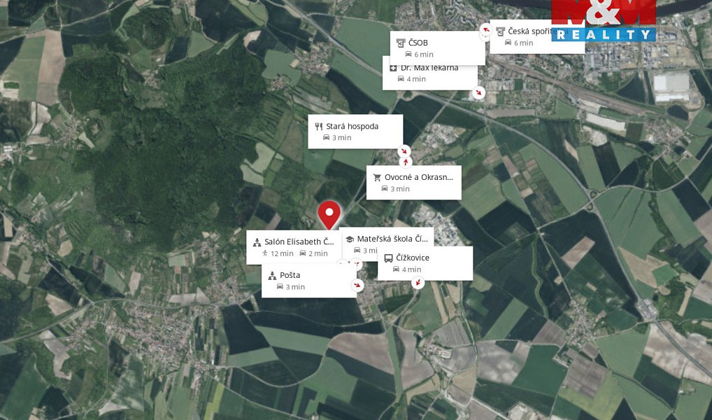 Prodej stavebního pozemku 2 021 m², Čížkovice – náhled fotky 6