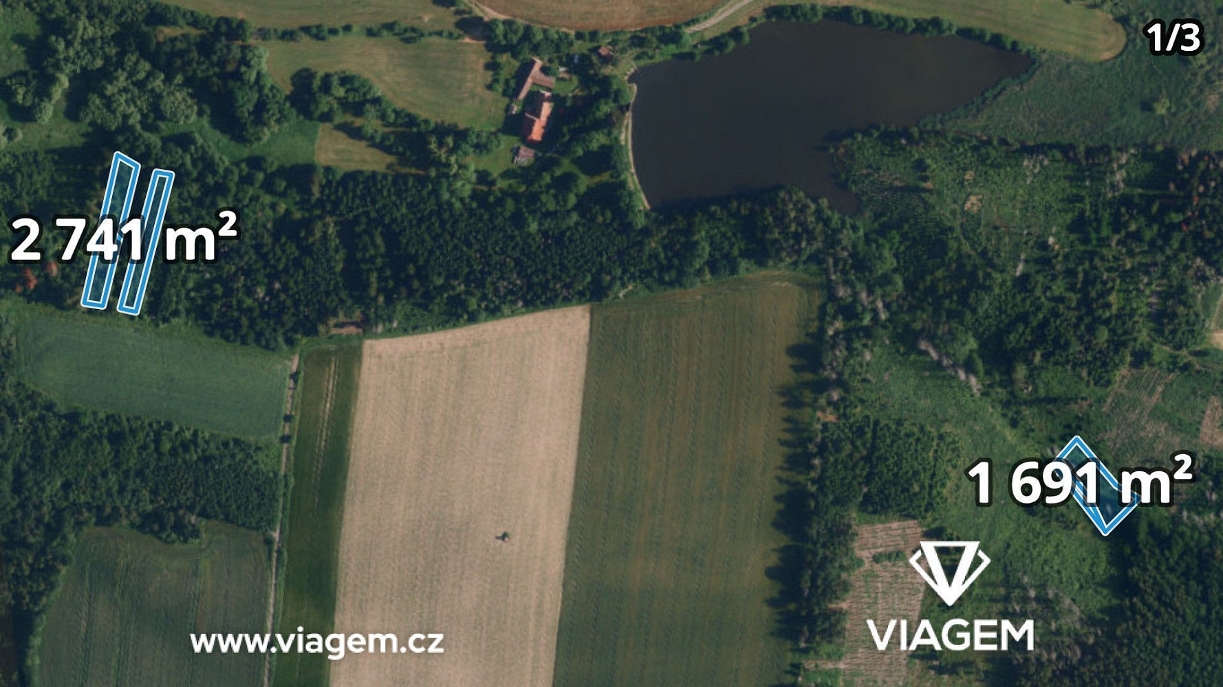 Prodej lesa 12 665 m²
