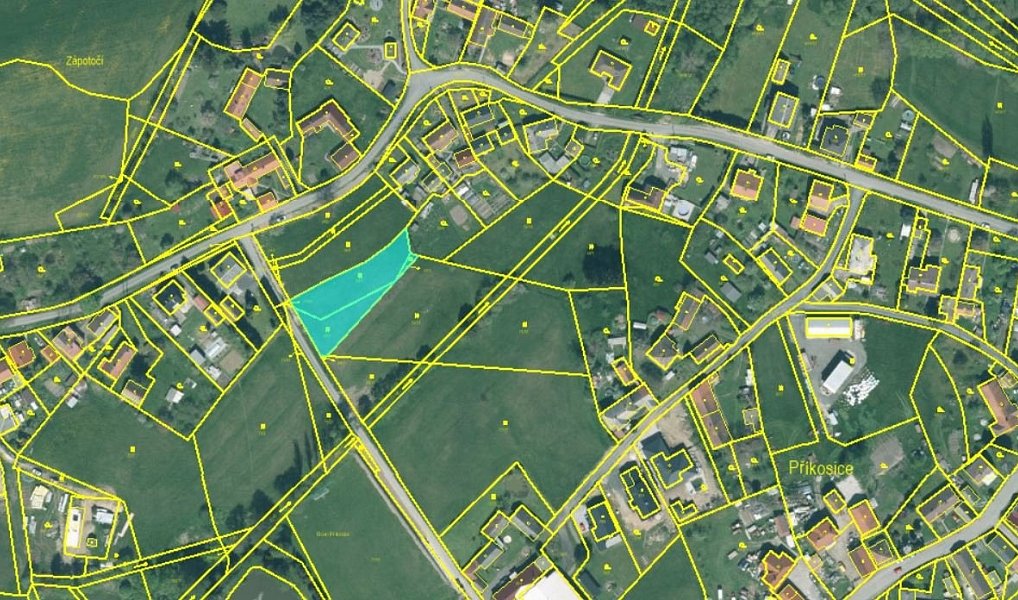 Prodej stavebního pozemku 1 319 m², Příkosice – náhled fotky 15