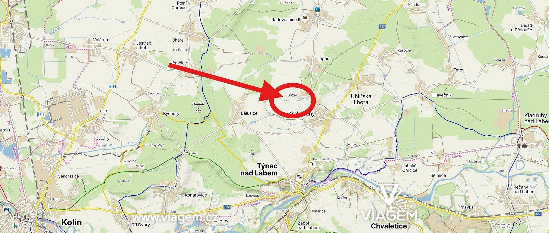 Prodej pole 1 424 m²