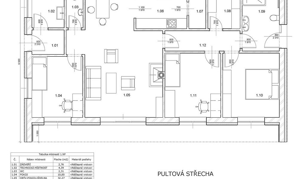 Prodej domu 105 m² s pozemkem 1 m², Průhonice – náhled fotky 7