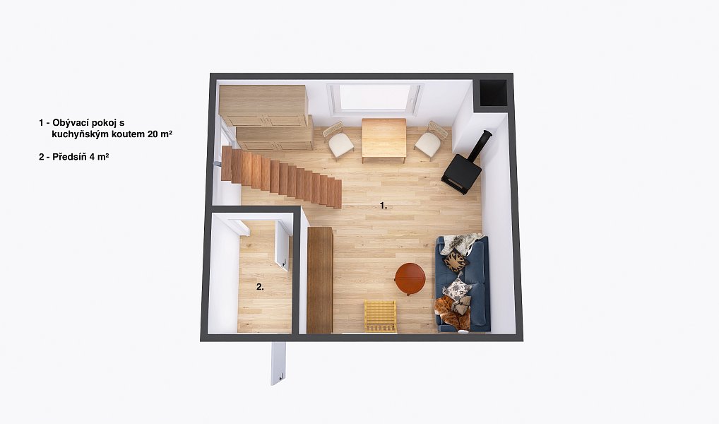Prodej chaty/chalupy 48 m², Jičín – náhled fotky 21