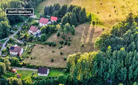 Prodej stavebního pozemku 7 551 m², Horní Maršov, okres Trutnov
