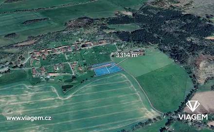 Prodej pole 552 m², Jistebnice, okres Tábor