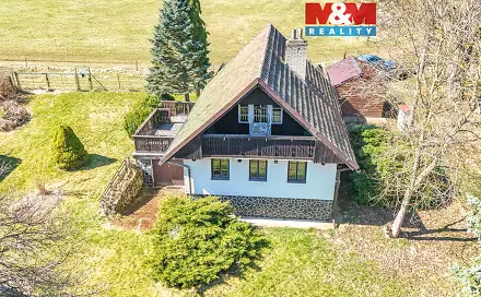 Prodej chaty/chalupy 113 m² s pozemkem 1 253 m², Vlkovice - Martinov, okres Cheb