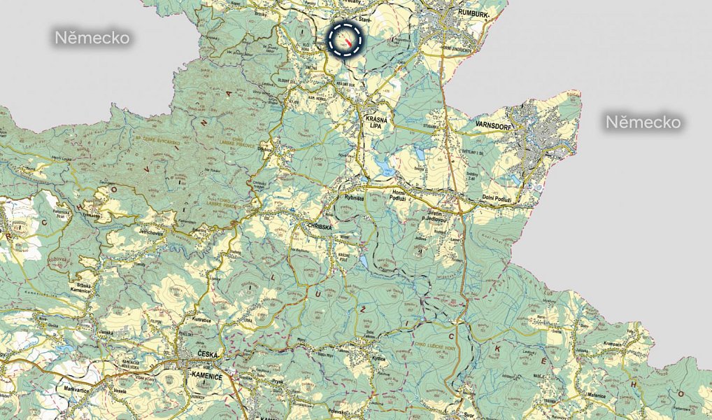 Prodej louky 15 539 m², Staré Křečany – náhled fotky 3