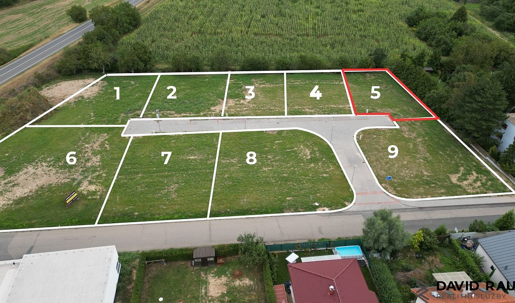 Prodej stavebního pozemku 612 m², Rajhrad – náhled fotky 3