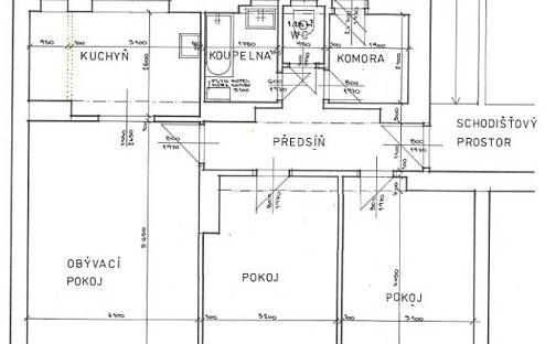 Prodej bytu 3+1 71 m², Dr. Milady Horákové, Olomouc - Bělidla