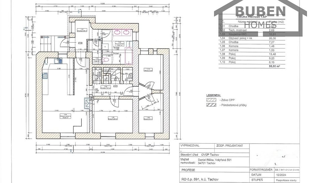 Prodej domu 96 m² s pozemkem 651 m², Tachov – náhled fotky 8