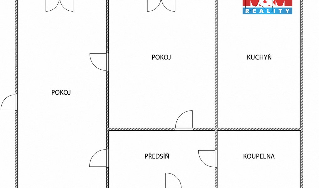 Prodej bytu 2+1 43 m², Chropyně – náhled fotky 3