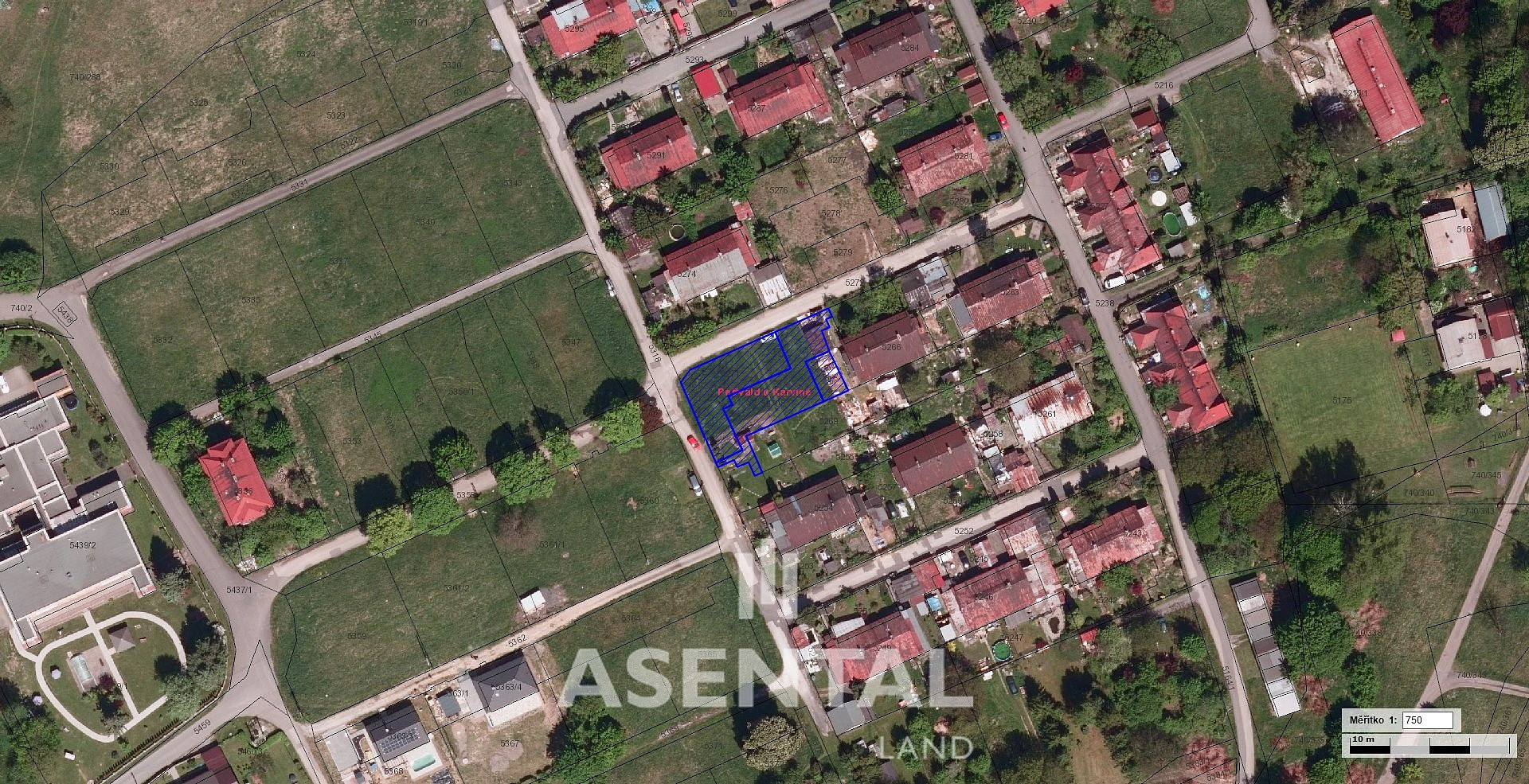 Prodej stavebního pozemku 842 m²