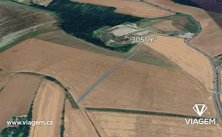 Prodej pole 871 m², Uherský Brod, okres Uherské Hradiště