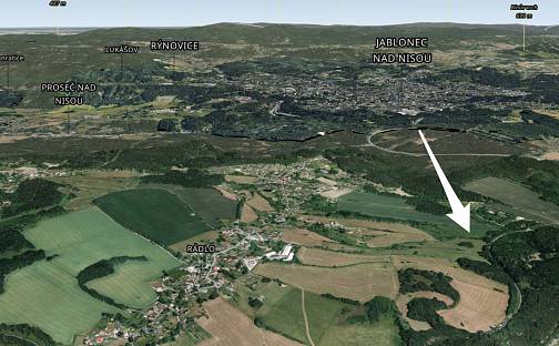 Prodej louky 28 552 m², Rádlo, okres Jablonec nad Nisou
