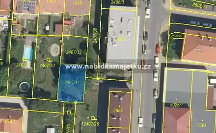 Prodej pozemku 199 m², Pardubice