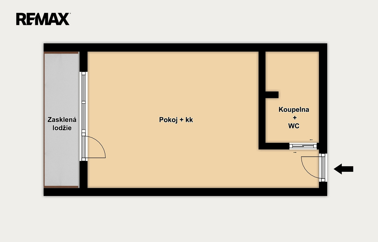 Pronájem bytu 1+kk 24 m² — photo 4