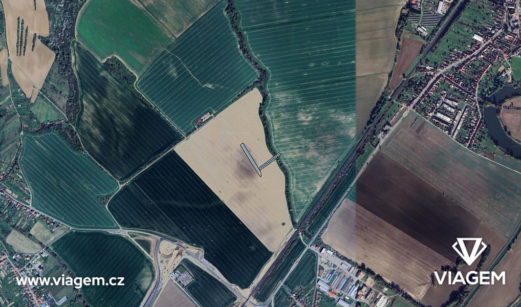 Prodej pole 2 076 m², Babice – náhled fotky 3