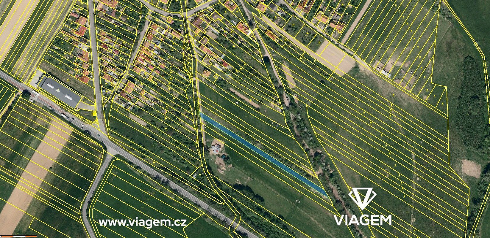 Zahrada 2 096 m² – pohled 4