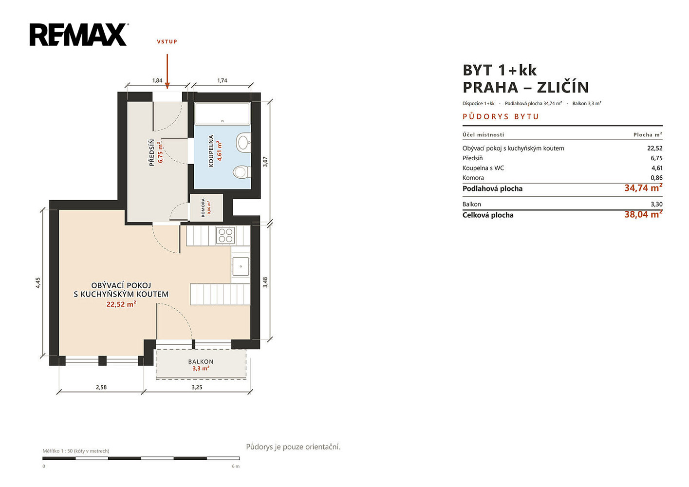 Prodej bytu 1+kk 41 m² – fotografie 2