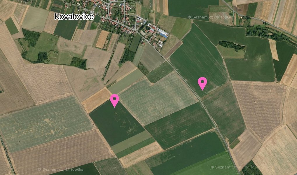 Prodej pole 20 288 m², Kovalovice – náhled fotky 4