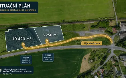 Prodej komerčního pozemku 15 670 m², Krnov, okres Bruntál