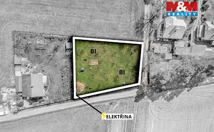 Prodej stavebního pozemku 1 095 m², Všeradov, okres Chrudim