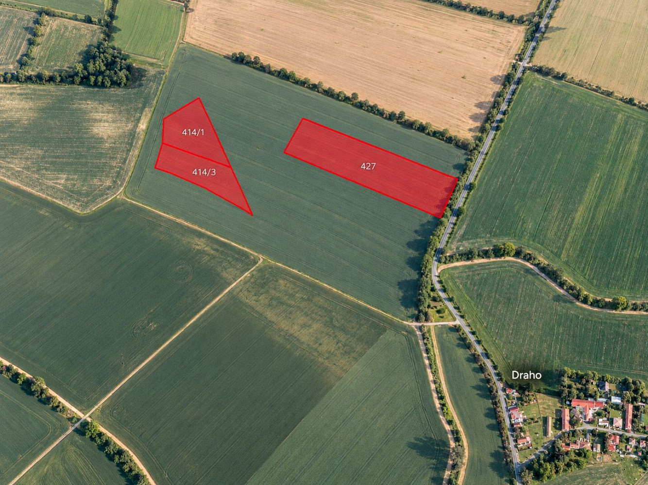 Prodej pole 87 385 m²