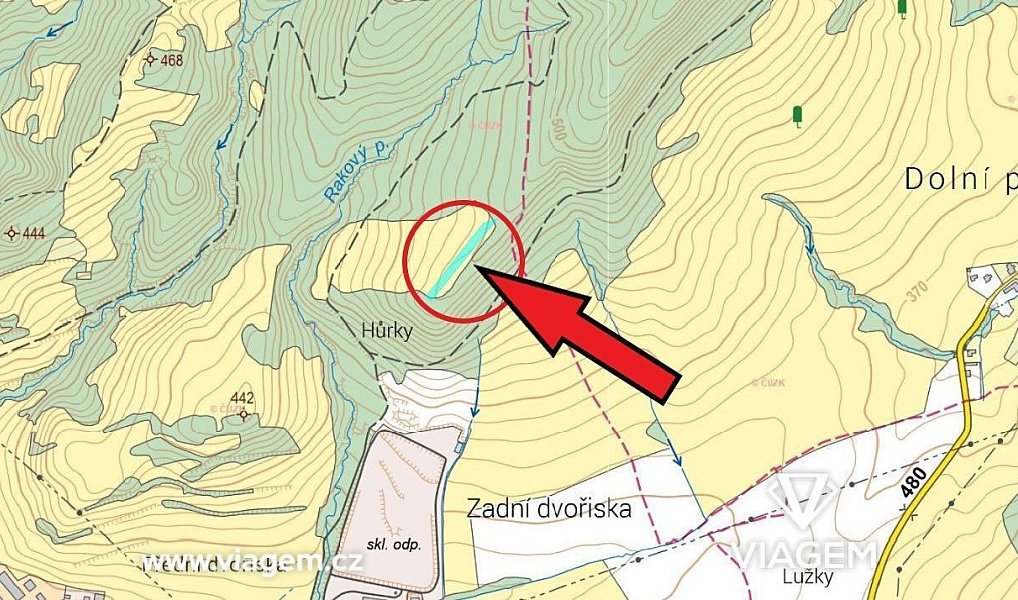 Prodej pole 1 872 m², Životice u Nového Jičína – náhled fotky 3