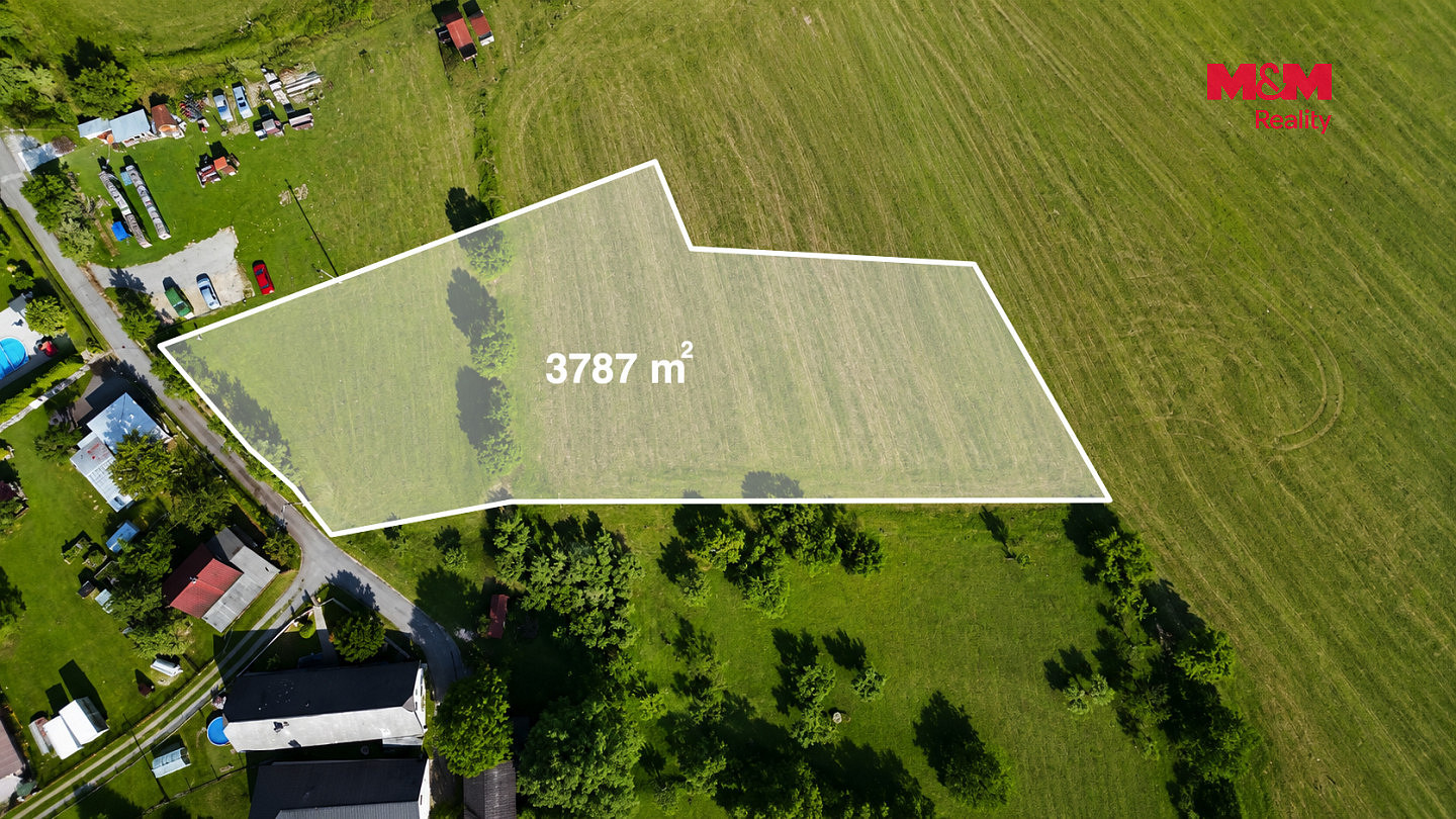 Prodej stavebního pozemku 3 787 m² – fotografie 4