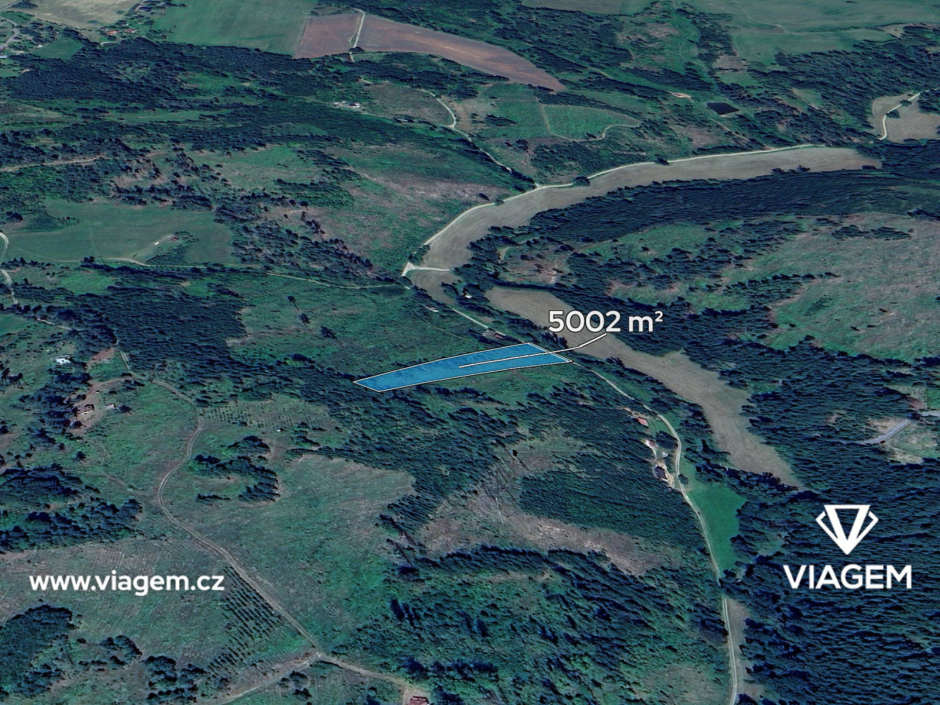 Prodej lesa 3 334 m²