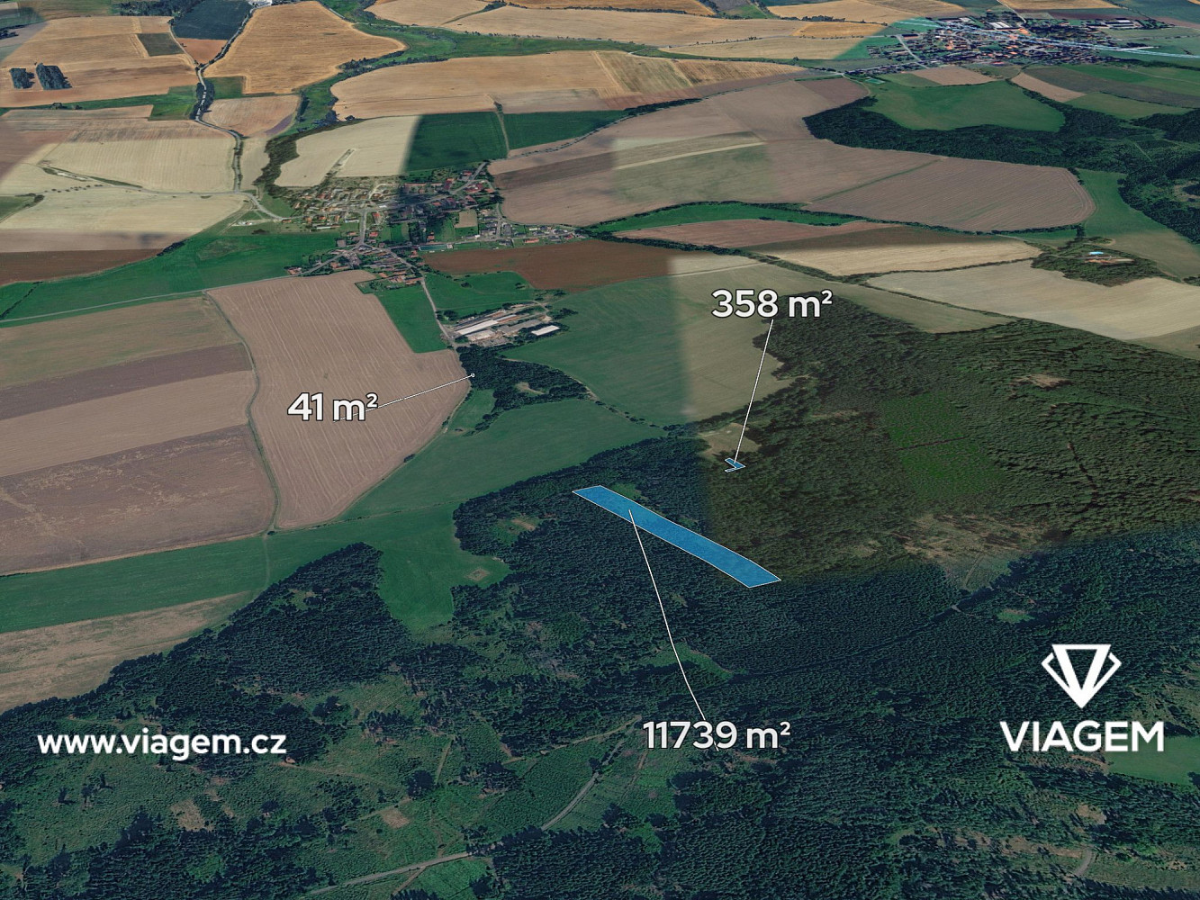 Prodej lesa 12 138 m²