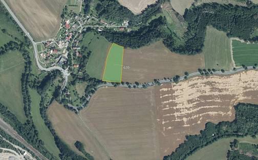 Prodej pole 10 333 m², Pohled - Simtany, okres Havlíčkův Brod