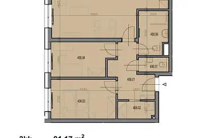 Prodej bytu 3+kk 87 m², V Malé Doubravce, Plzeň